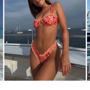 Strawberry Milk Mob Bikini Bottom